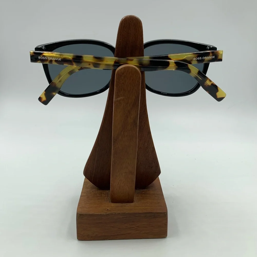 Boss Orange BO0215 Black Tortoise Oval Sunglasses - Picture 4 of 6